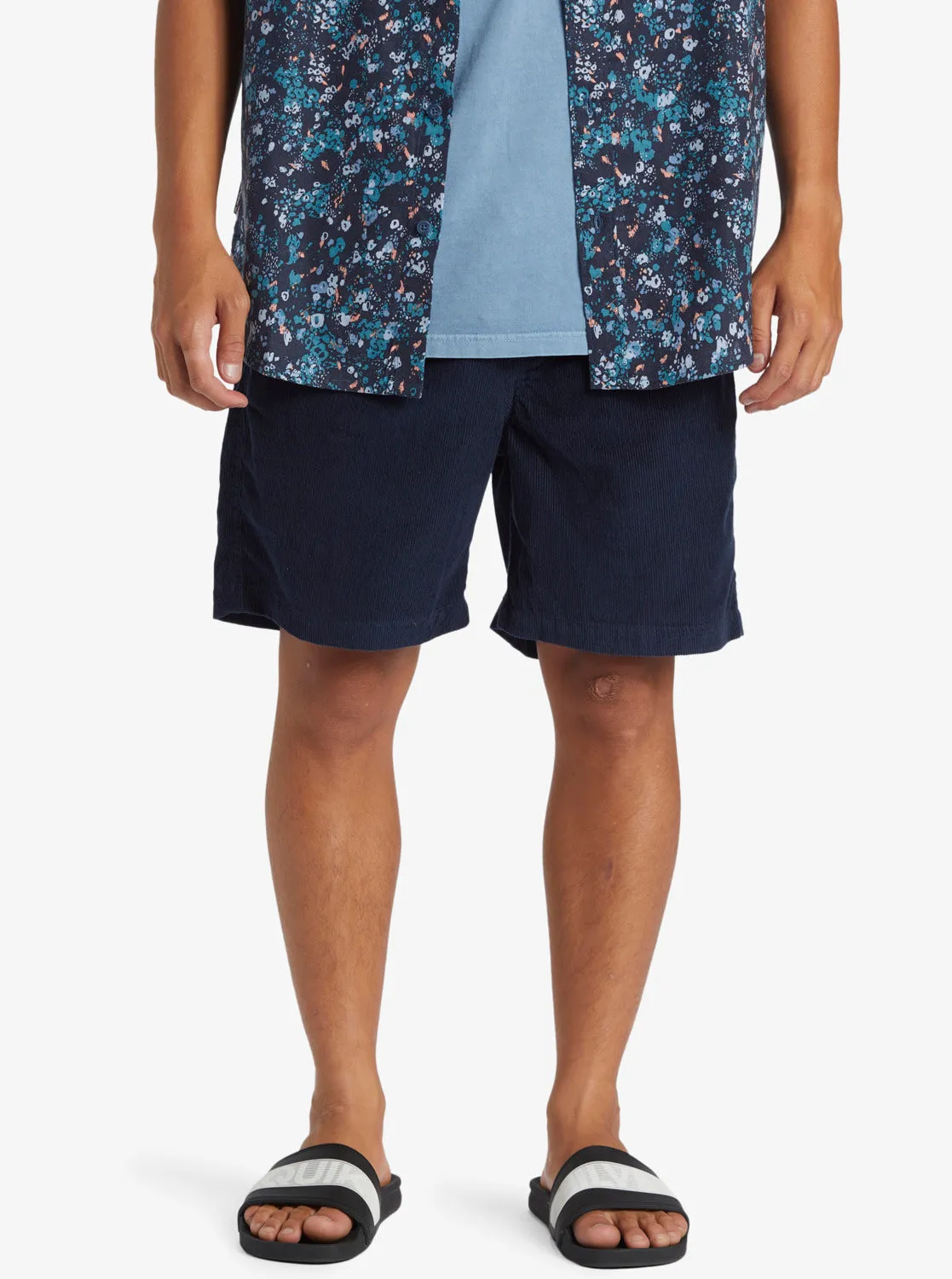 Taxer Corduroy Shorts - Dark Navy sold by Quiksilver product image thumbnail 3