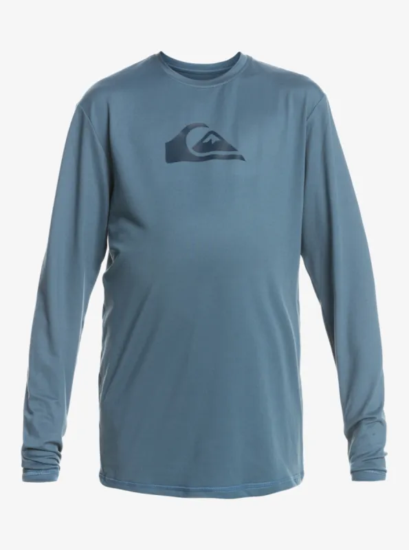 Boys 8-16 Solid Streak Long Sleeve - Navy Blazer sold by Quiksilver