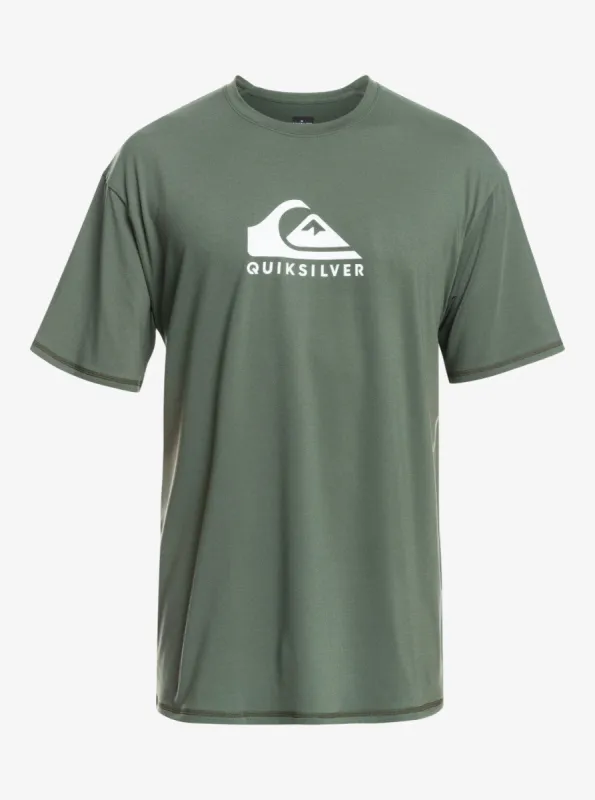 Solid Streak Short Sleeve Upf 50 Surf T-Shirt - Kalamata sold by Quiksilver