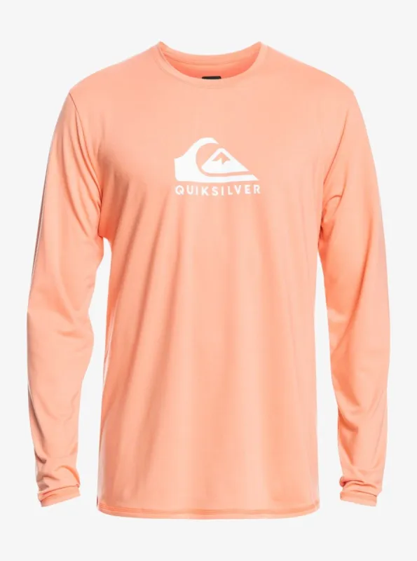 Solid Streak Long Sleeve Upf 50 Surf T-Shirt - Micro Chip sold by Quiksilver