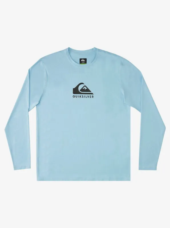 Solid Streak Long Sleeve Upf 50 Surf T-Shirt - Airy Blue sold by Quiksilver