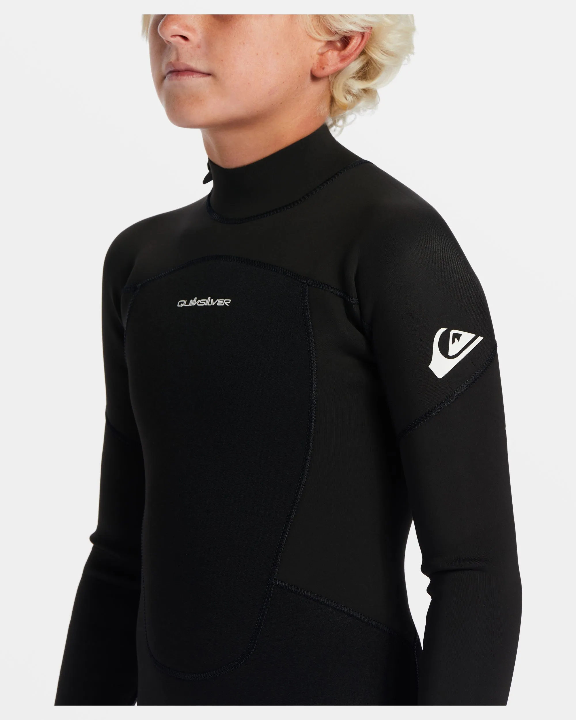Boys 8-16 3/2mm Prologue Back Zip Wetsuit - Black sold by Quiksilver product image thumbnail 4