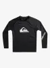 Boys 2-7 All Time Long Sleeve Rashguard - Black sold by Quiksilver