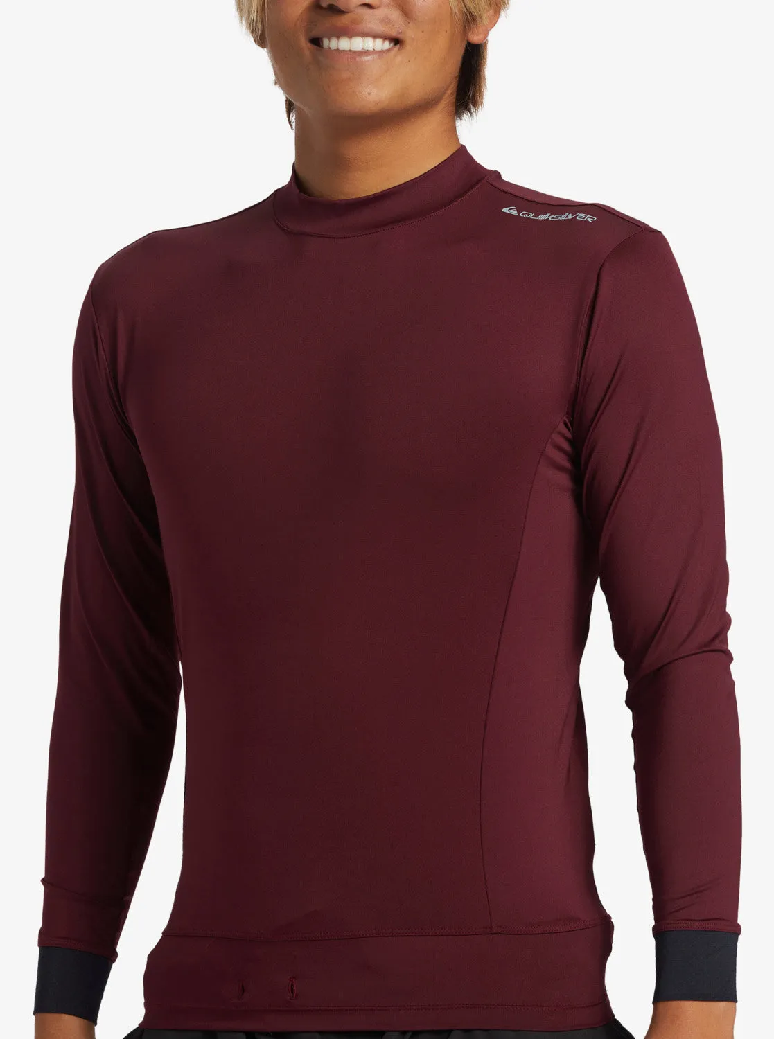 Highline UPF50 Long Sleeve Rashguard - Wine sold by Quiksilver product image thumbnail 5