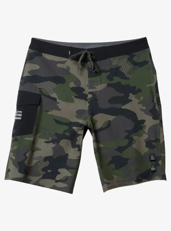 Surfsilk Hawaii Camo 21 21" Boardshorts - Thyme sold by Quiksilver