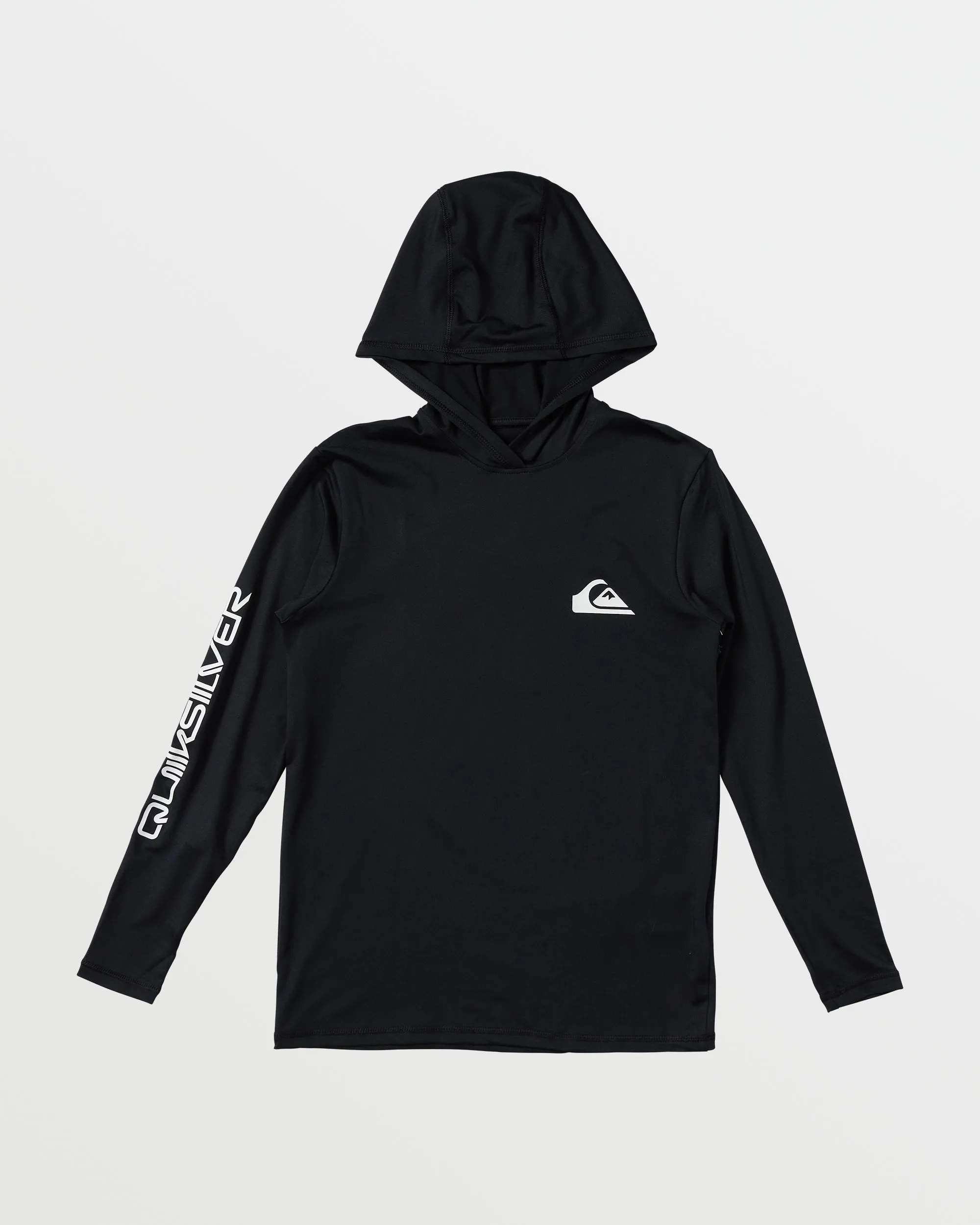 Boys 8-16 Omni Session Hooded UPF 50 Rashguard - Black sold by Quiksilver