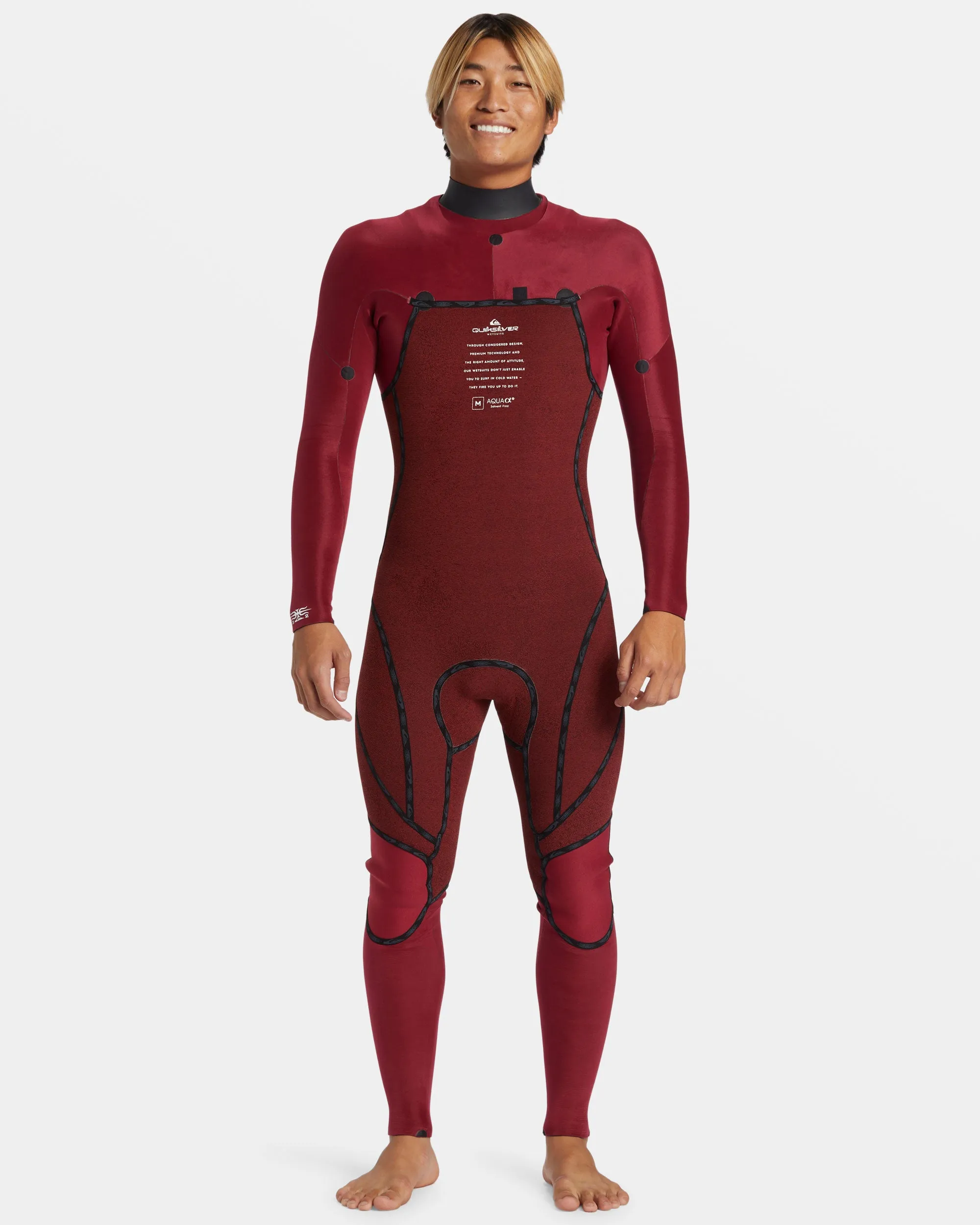 4/3mm Mercury Chest Zip GBS Wetsuit - High Risk Red sold by Quiksilver product image thumbnail 5