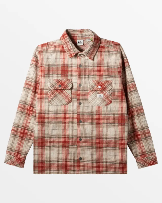 Epic Surf Days Fleece Overshirt - Birch Surf Days Plaid sold by Quiksilver