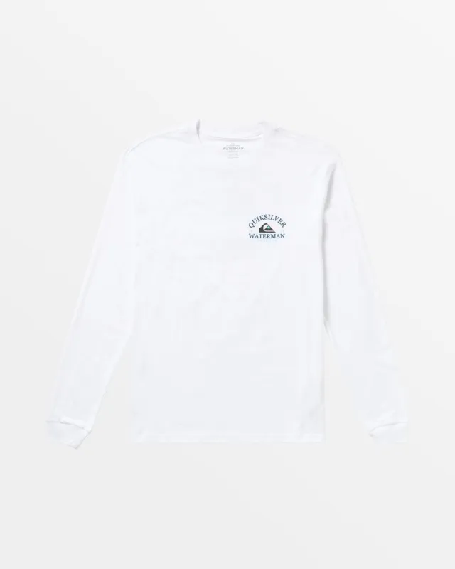 Waterman Blue Dreams Long Sleeve T-Shirt - White sold by Quiksilver
