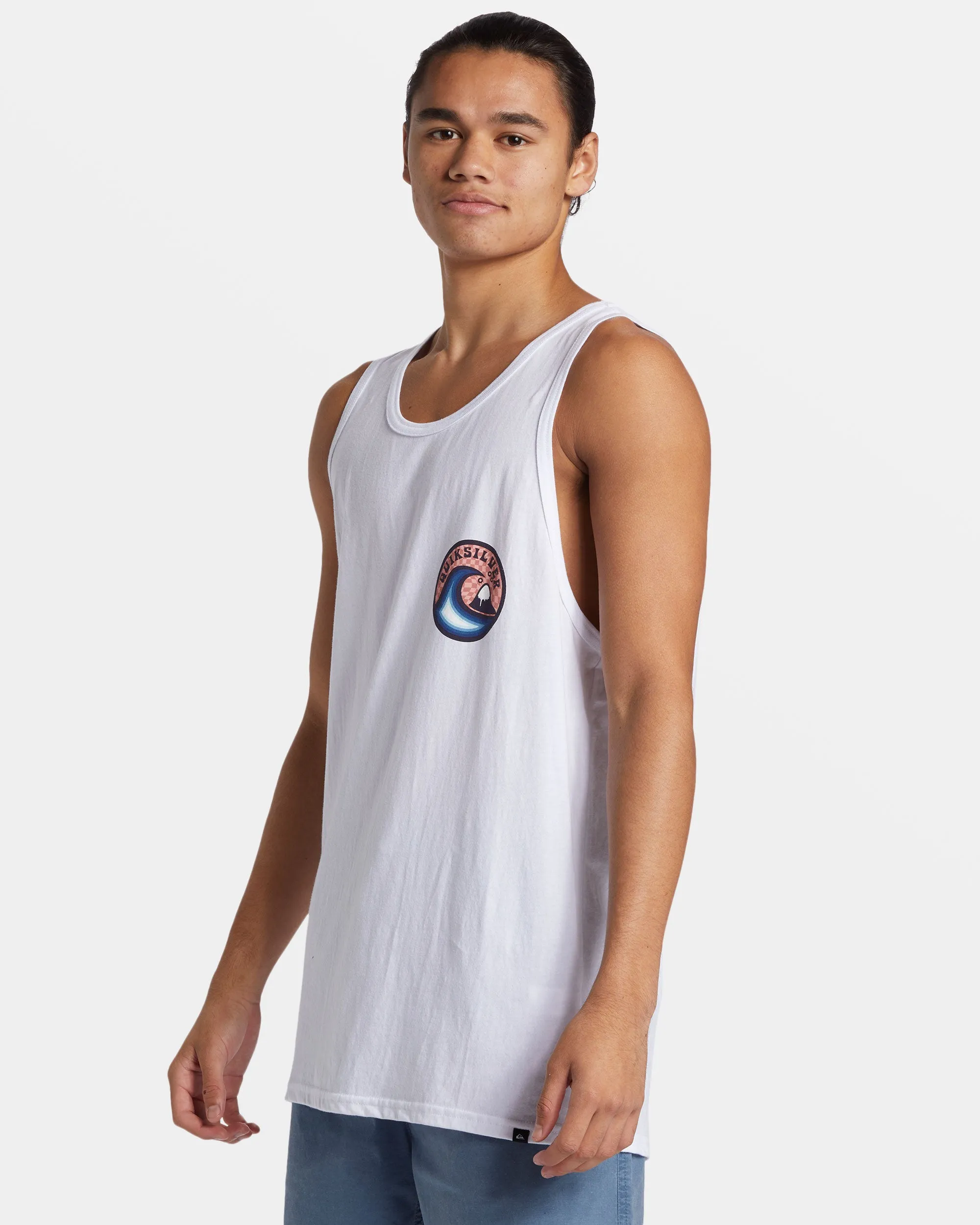 Feelin The Vibe Tank T-Shirt - White sold by Quiksilver product image thumbnail 4