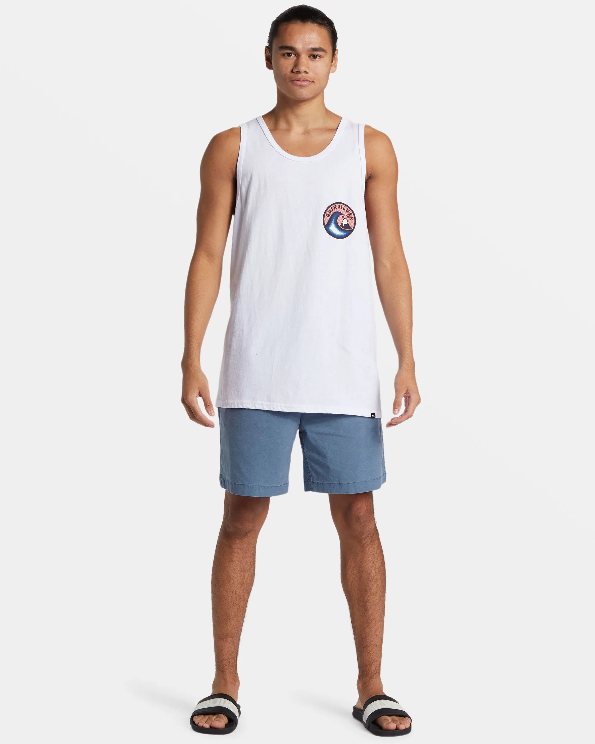 Feelin The Vibe Tank T-Shirt - White sold by Quiksilver product image thumbnail 3