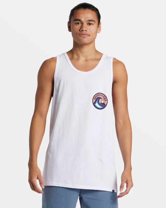 Feelin The Vibe Tank T-Shirt - White made by Quiksilver