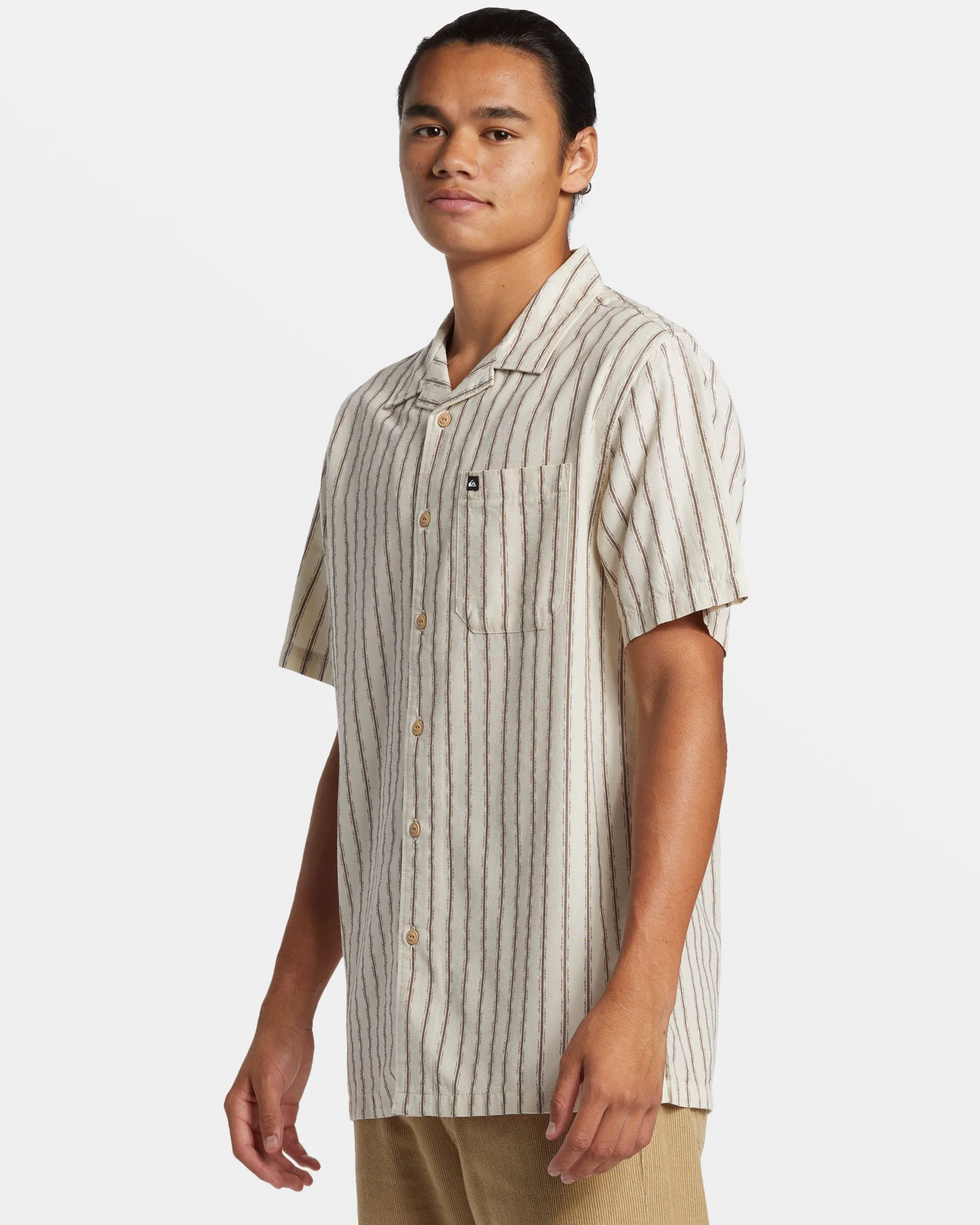 Casa Casual Short Sleeve Shirt - Fog Casa Ss sold by Quiksilver product image thumbnail 4