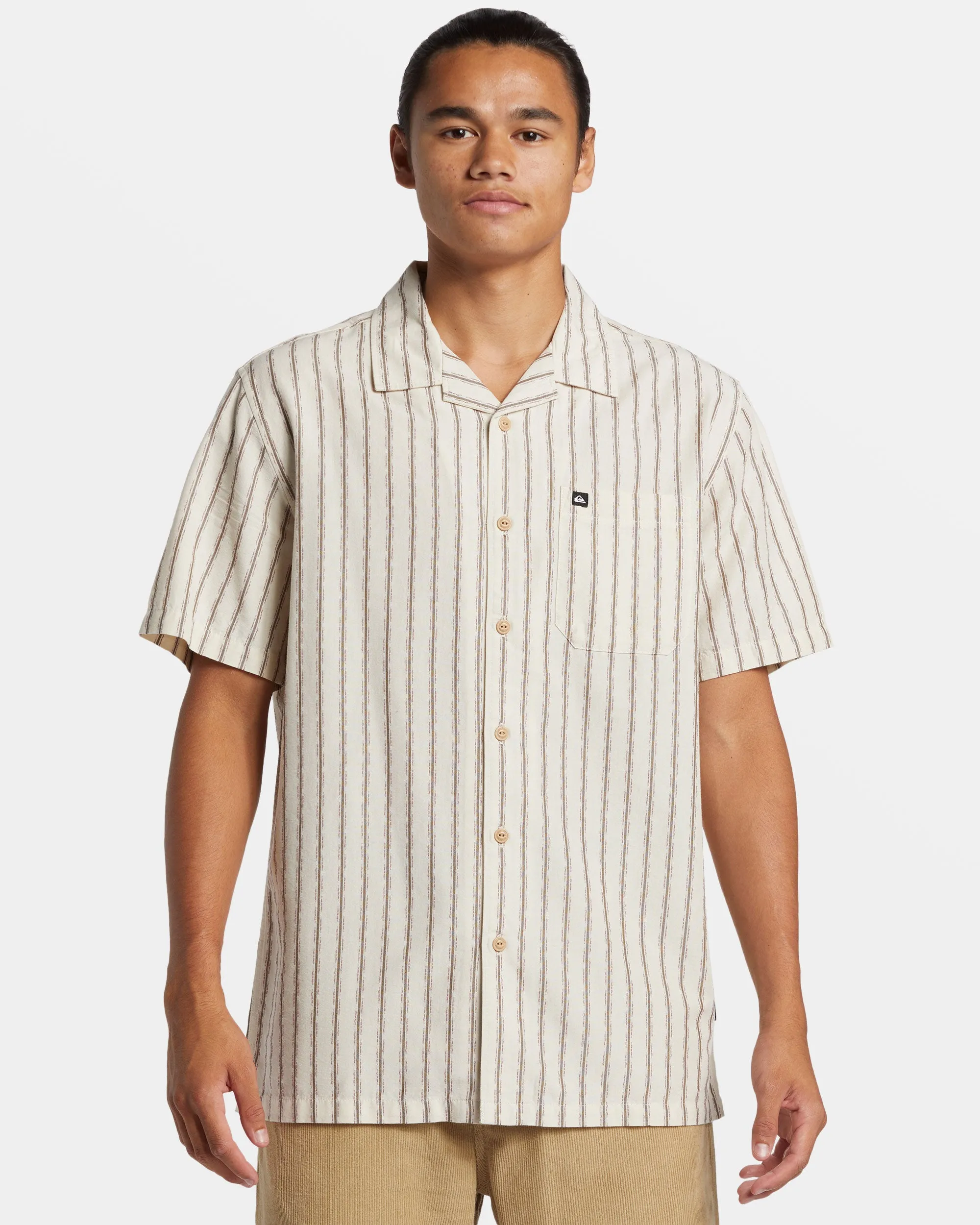 Casa Casual Short Sleeve Shirt - Fog Casa Ss sold by Quiksilver