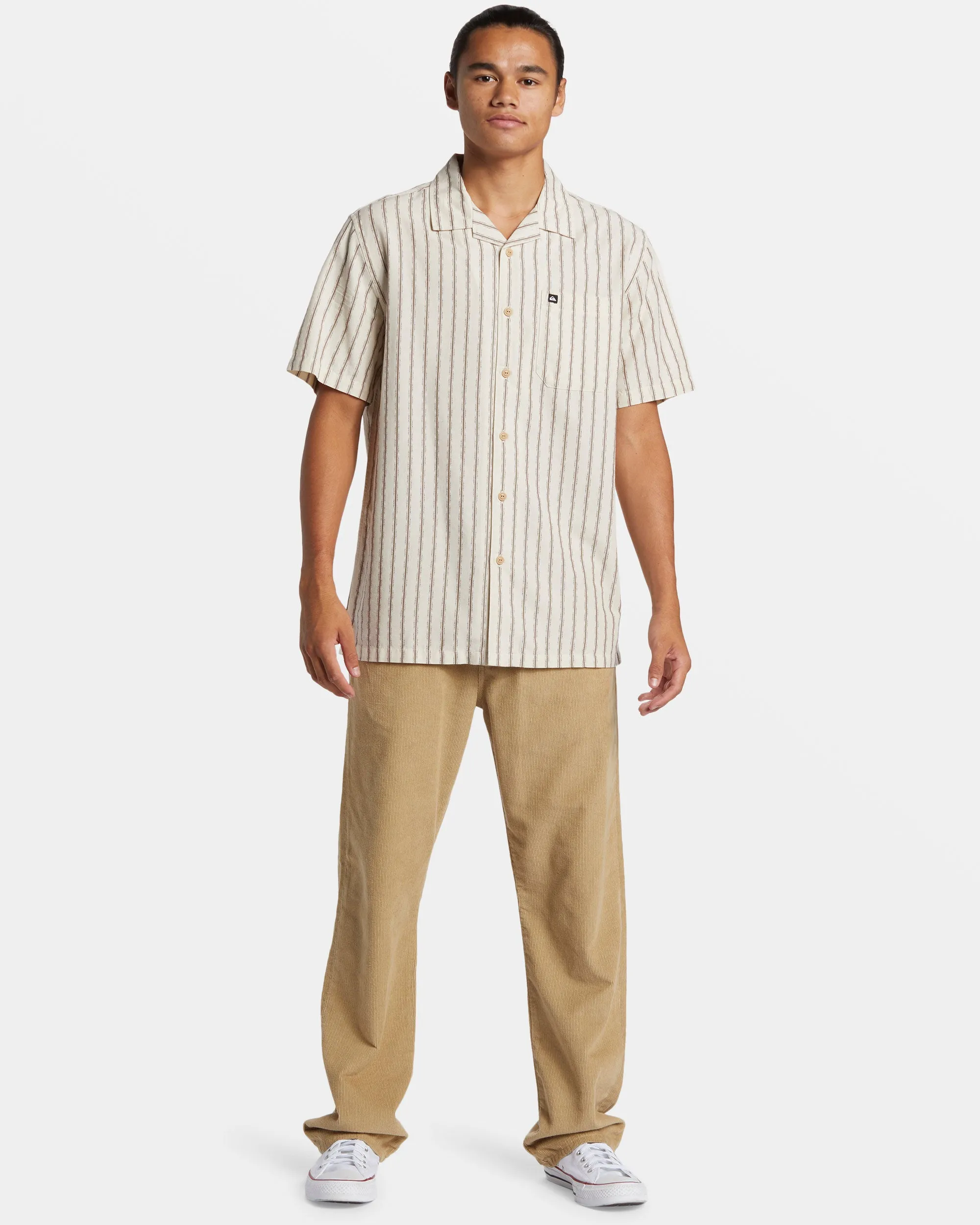 Casa Casual Short Sleeve Shirt - Fog Casa Ss sold by Quiksilver product image thumbnail 3