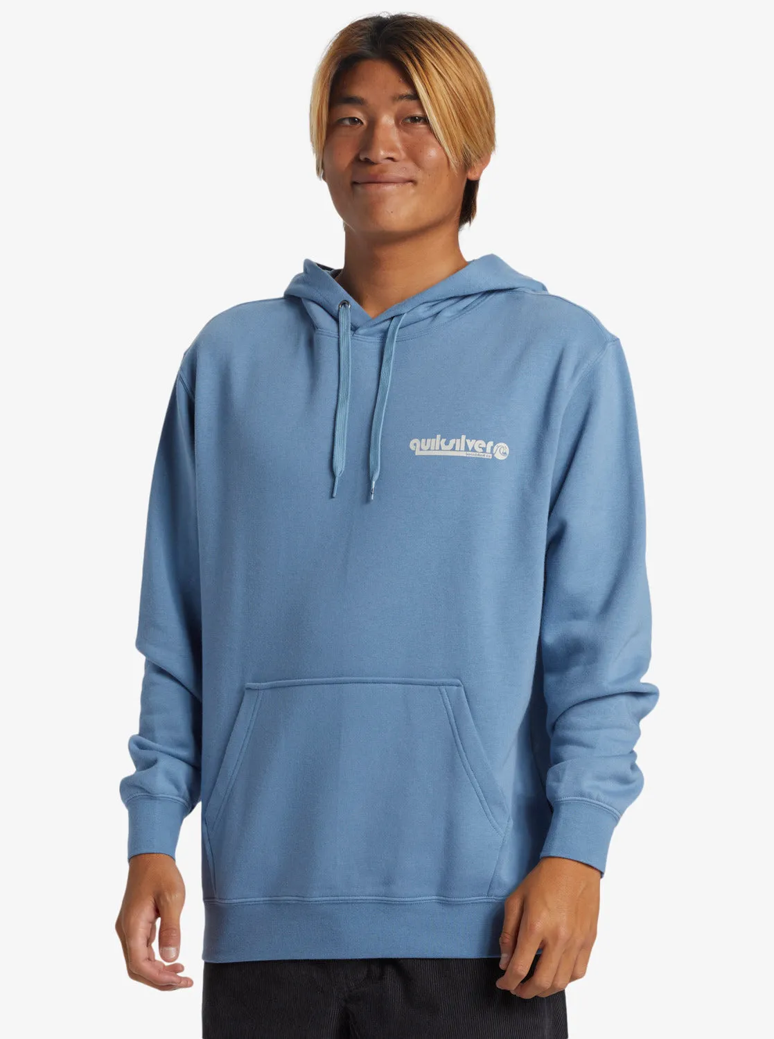Graphic Mix Hoodie Pullover Sweatshirt - Blue Shadow sold by Quiksilver product image thumbnail 4