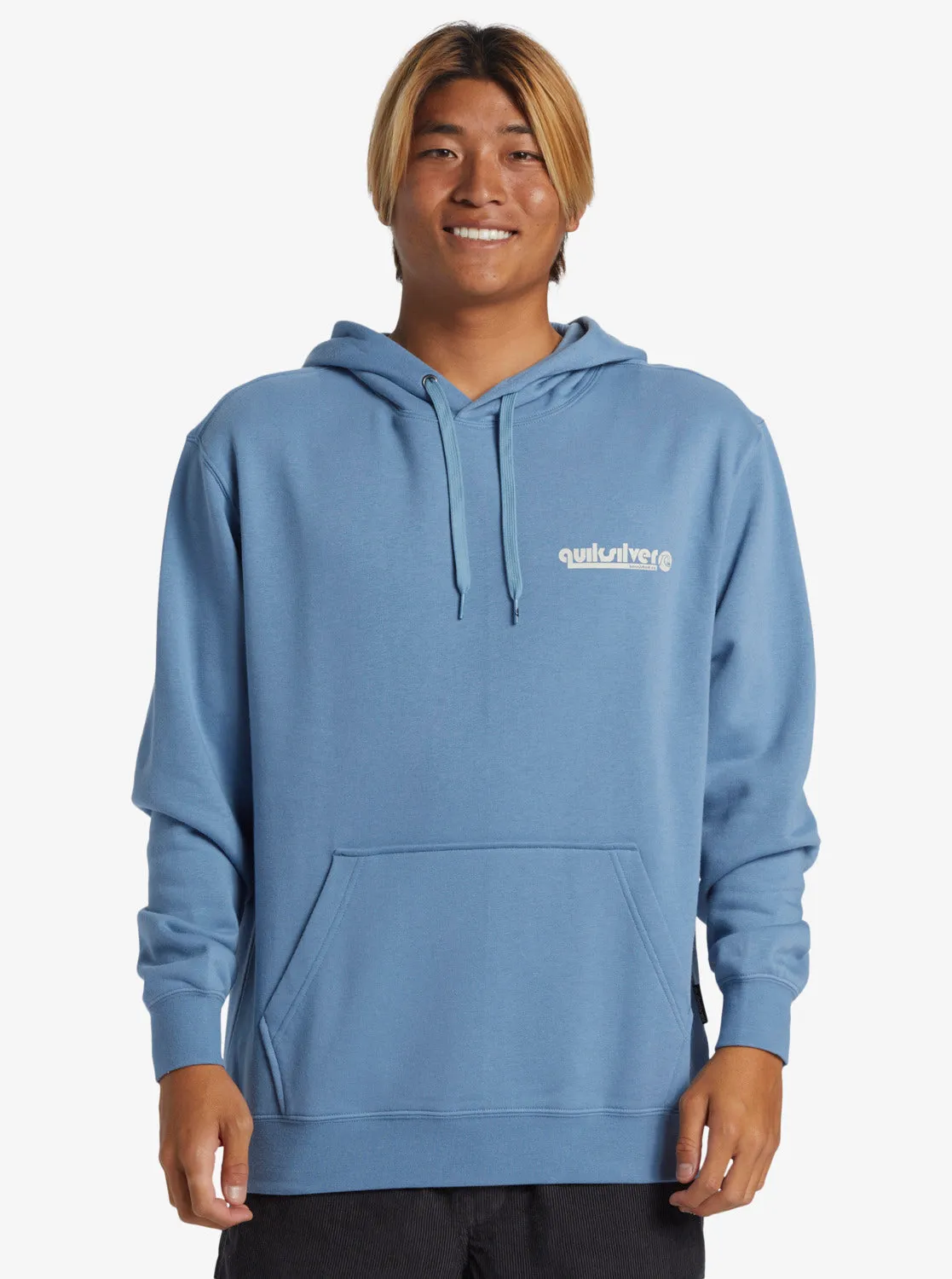 Graphic Mix Hoodie Pullover Sweatshirt - Blue Shadow sold by Quiksilver product image thumbnail 3