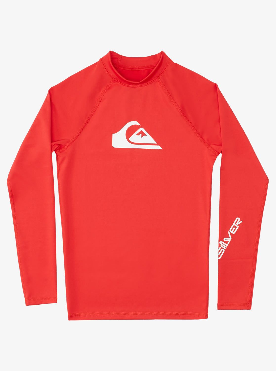 Boys 8-16 All Time Long Sleeve Upf 50 Rashguard - Quik Red sold by Quiksilver