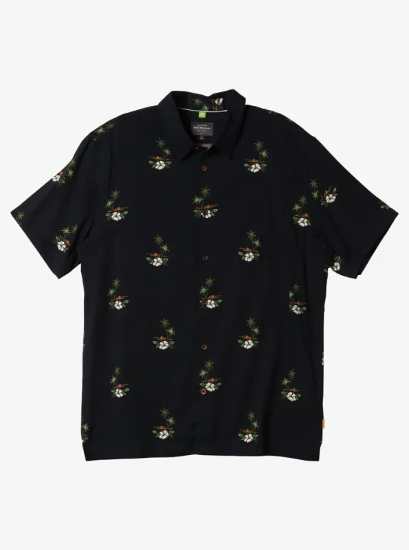Waterman Micronesia Woven Shirt - Micronesia Dusk Black sold by Quiksilver