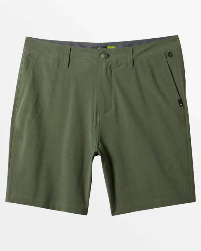 E Union Heather 18" Amphibian Boardshorts - Thyme sold by Quiksilver