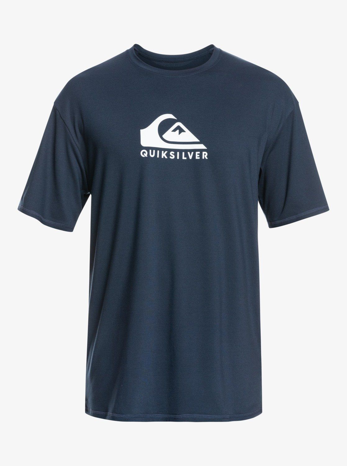 Solid Streak Short Sleeve Upf 50 Surf T-Shirt - Navy Blazer sold by Quiksilver