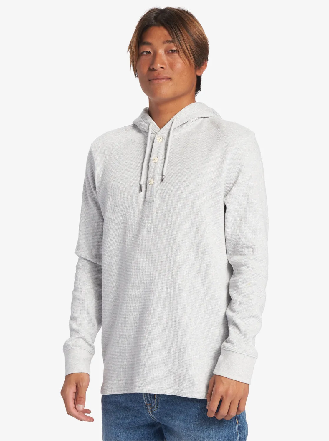Thermal Hoody Knit - White Marble Heather sold by Quiksilver product image thumbnail 4