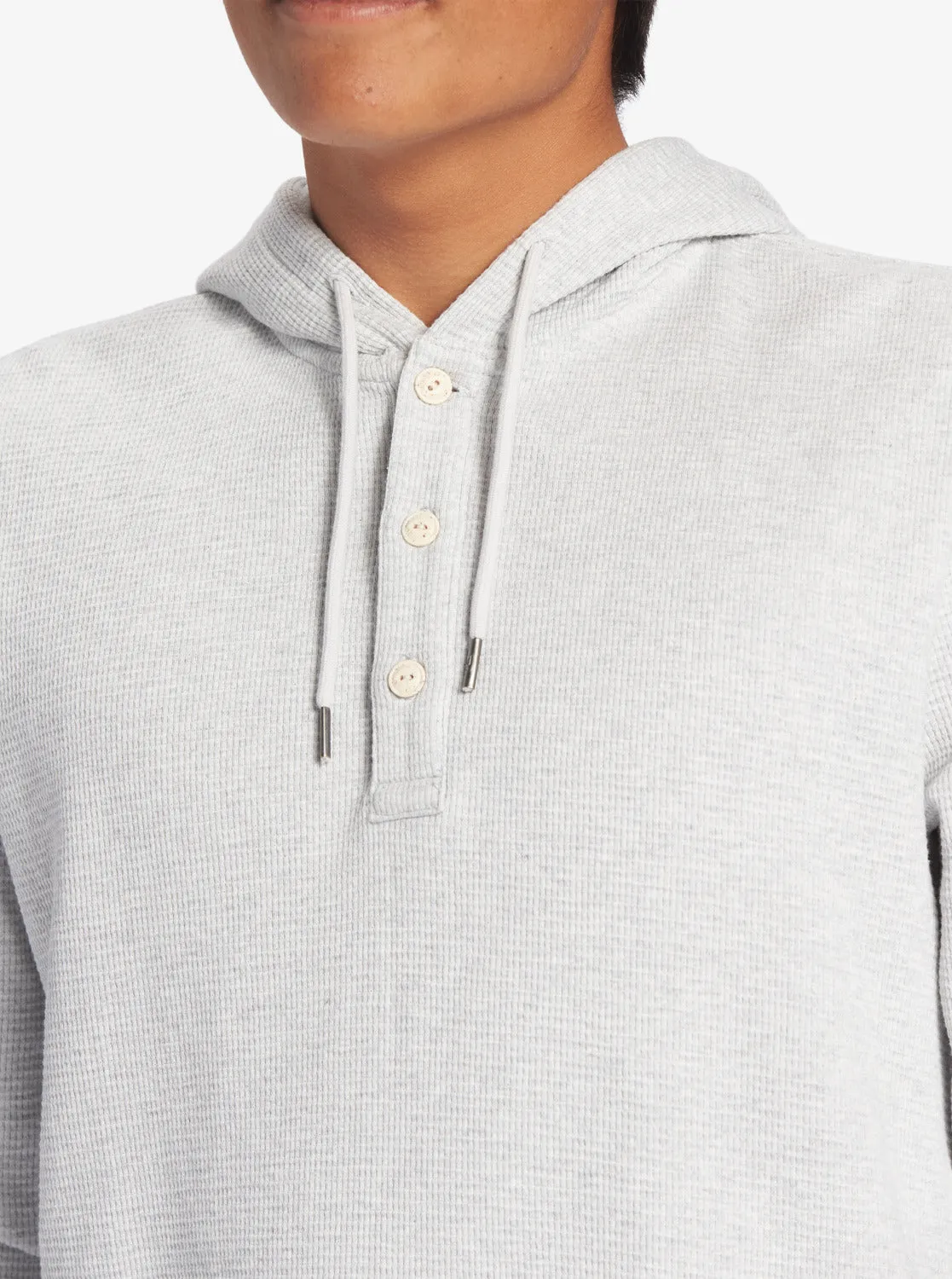 Thermal Hoody Knit - White Marble Heather sold by Quiksilver product image thumbnail 5