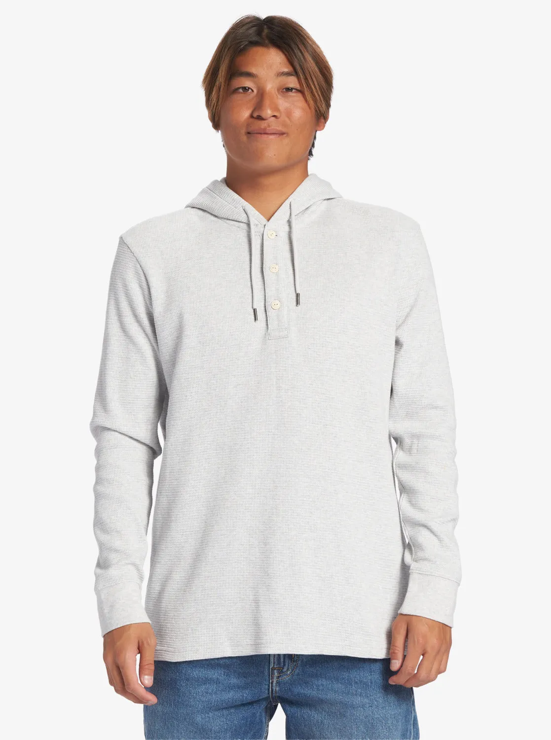 Thermal Hoody Knit - White Marble Heather sold by Quiksilver product image thumbnail 3