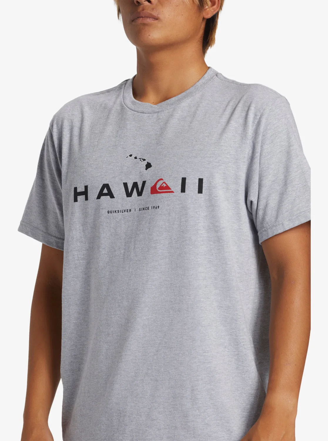 Hawaii State Of Mind T-Shirt - Athletic Heather sold by Quiksilver product image thumbnail 3