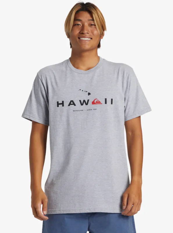 Hawaii State Of Mind T-Shirt - Athletic Heather sold by Quiksilver