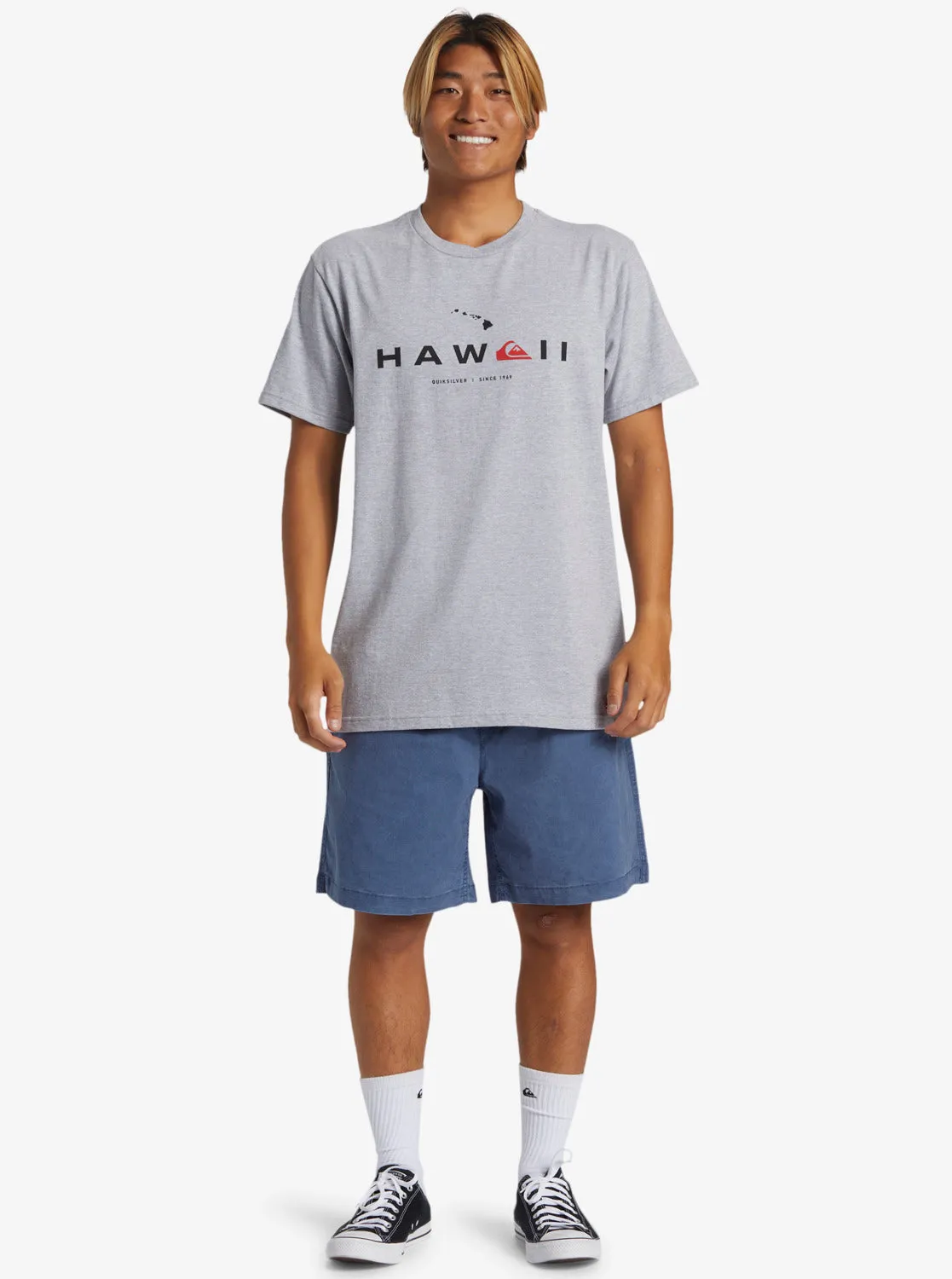 Hawaii State Of Mind T-Shirt - Athletic Heather sold by Quiksilver product image thumbnail 4
