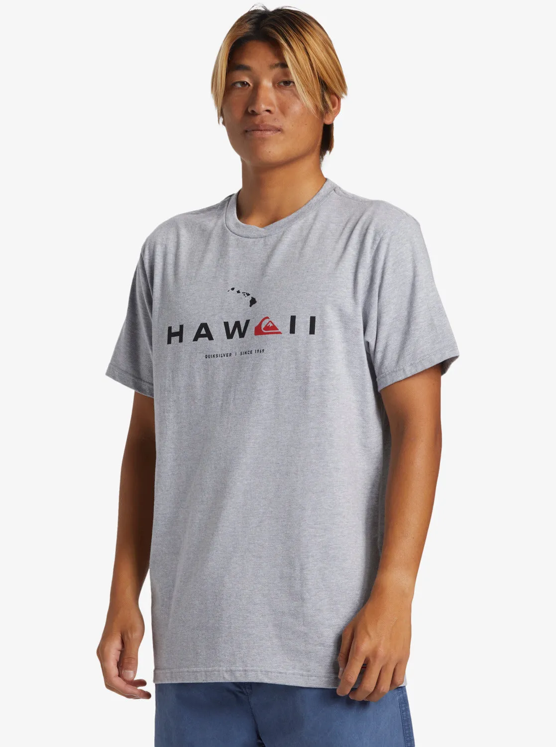 Hawaii State Of Mind T-Shirt - Athletic Heather sold by Quiksilver product image thumbnail 2