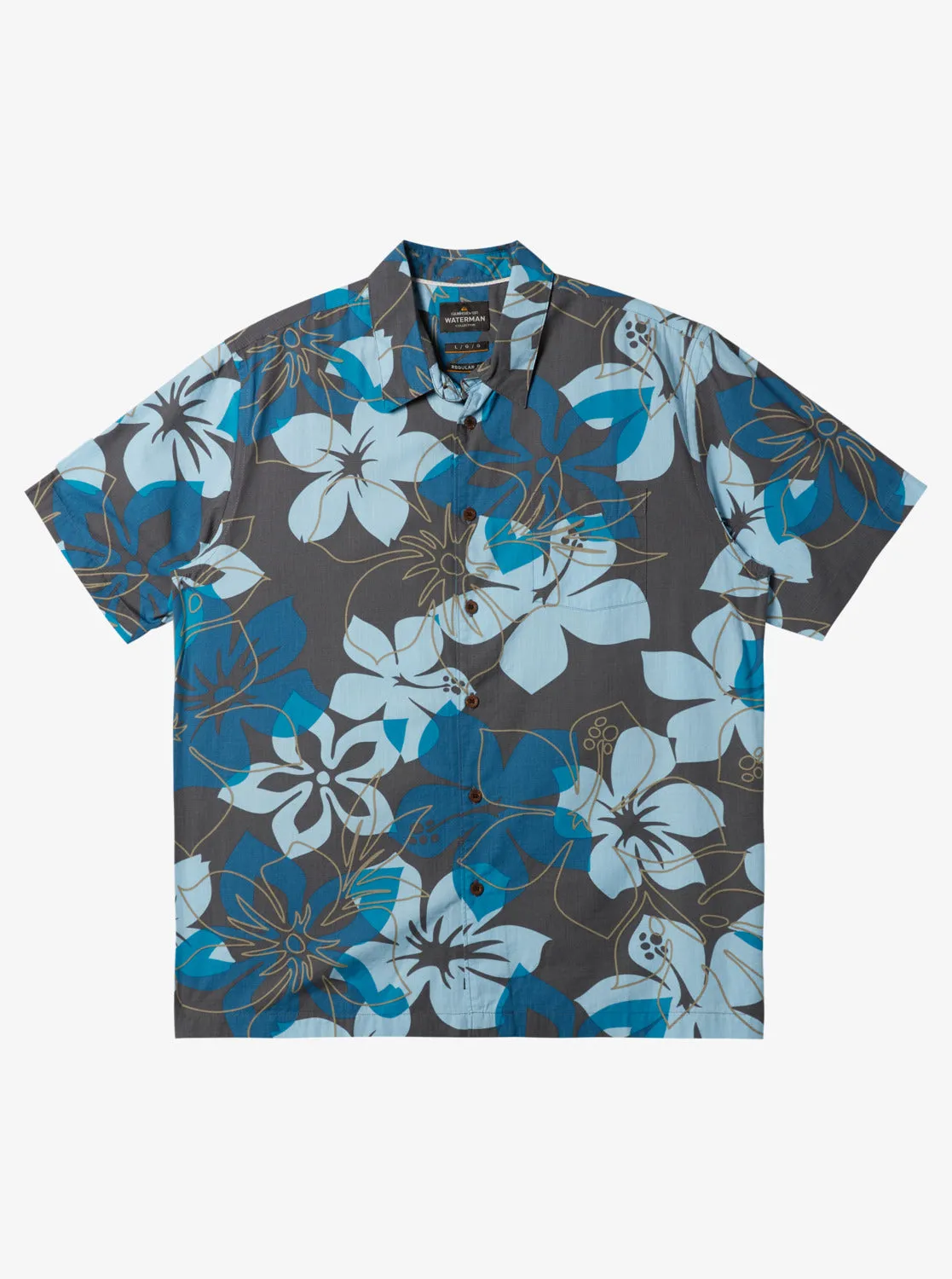 Waterman Wayfarer Woven Shirt - Smoked Pearl Wayfarer Woven sold by Quiksilver