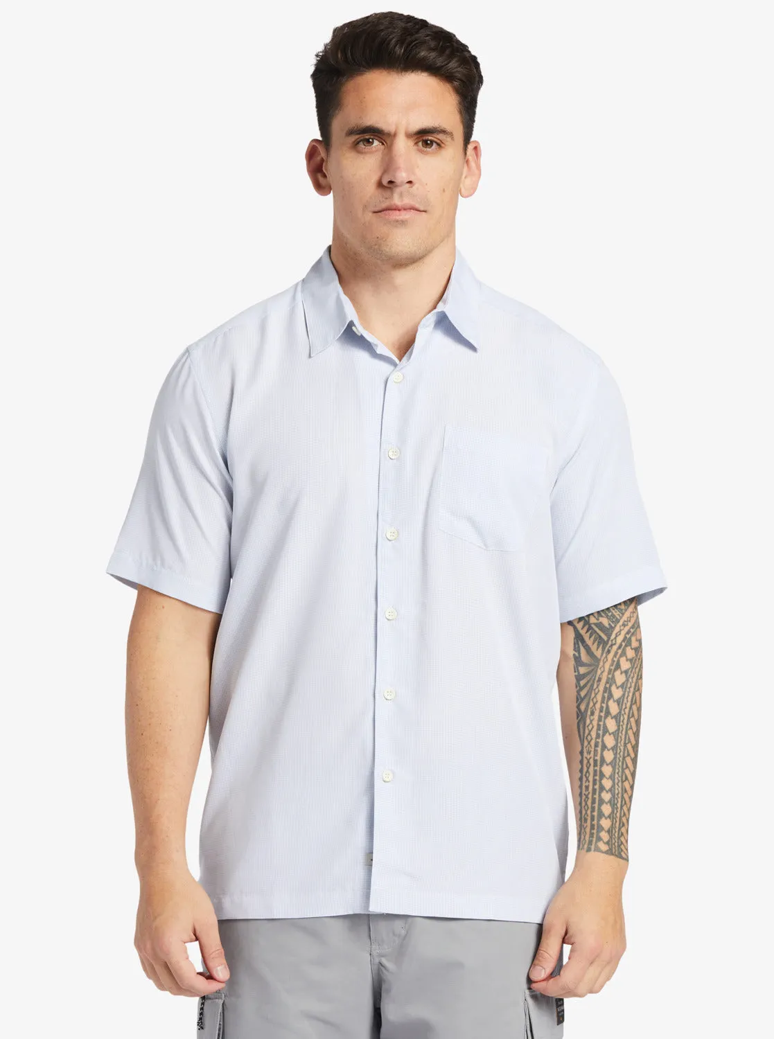 Waterman Kings Cliff Short Sleeve Shirt - White Kings Cliff sold by Quiksilver product image thumbnail 3