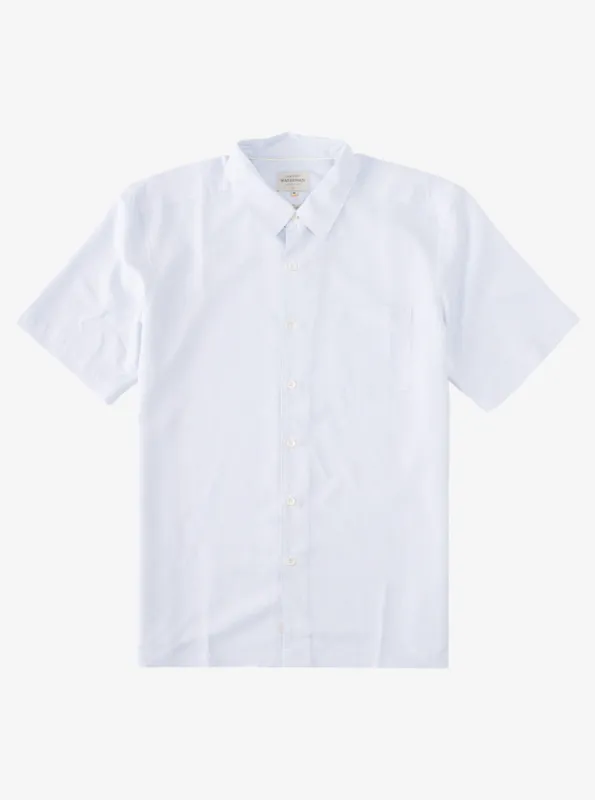Waterman Kings Cliff Short Sleeve Shirt - White Kings Cliff sold by Quiksilver