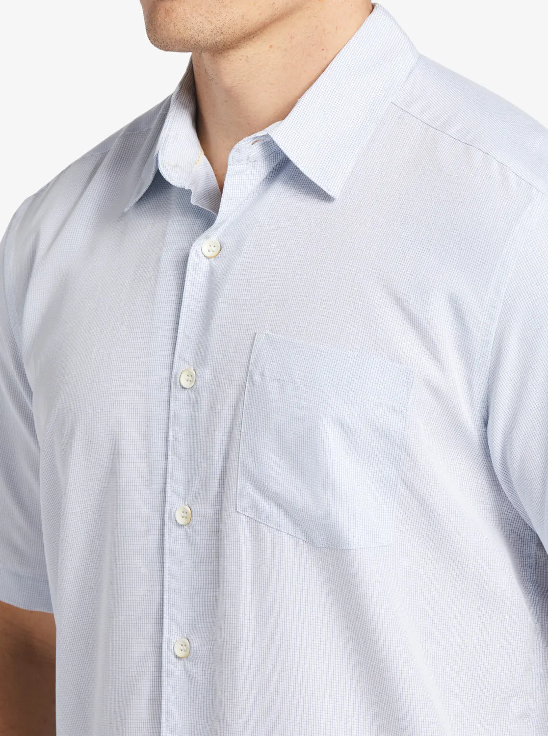 Waterman Kings Cliff Short Sleeve Shirt - White Kings Cliff sold by Quiksilver product image thumbnail 5