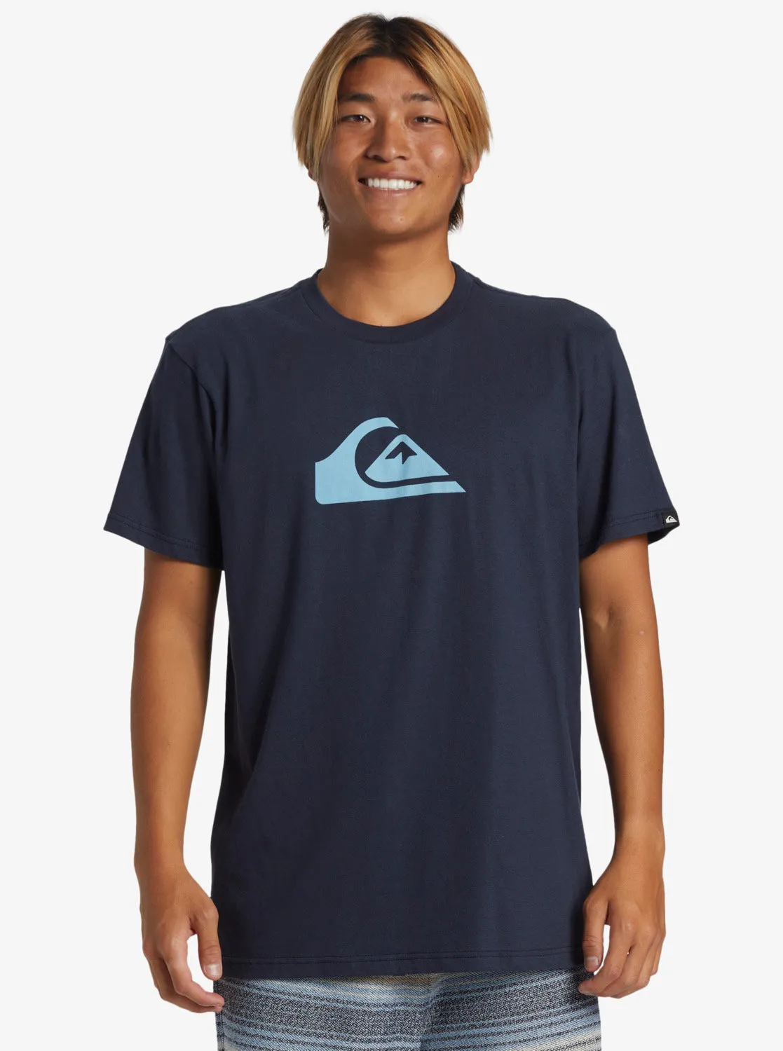 Comp Logo T-Shirt - Dark Navy sold by Quiksilver