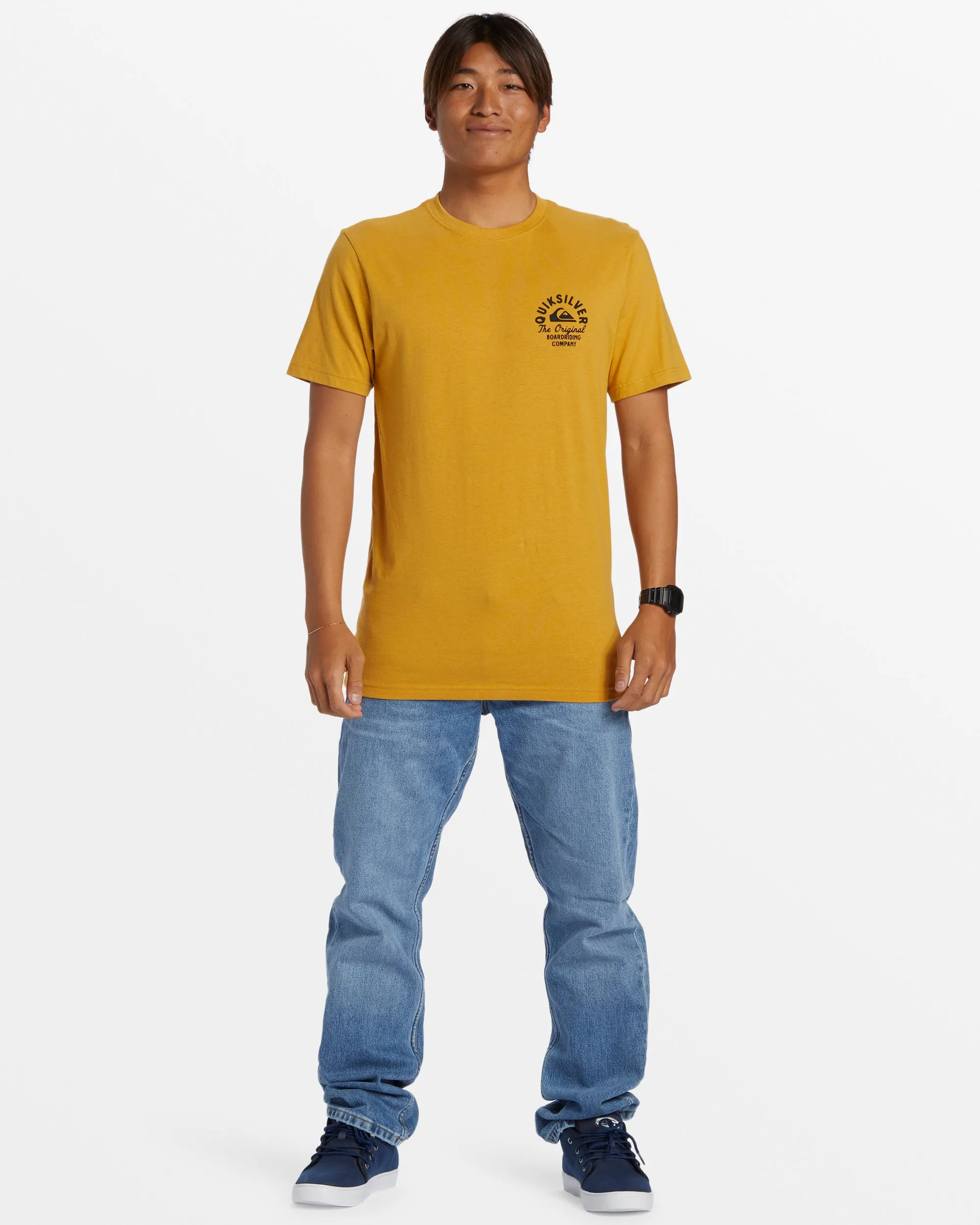 Circled Script T-Shirt - Mustard sold by Quiksilver product image thumbnail 3