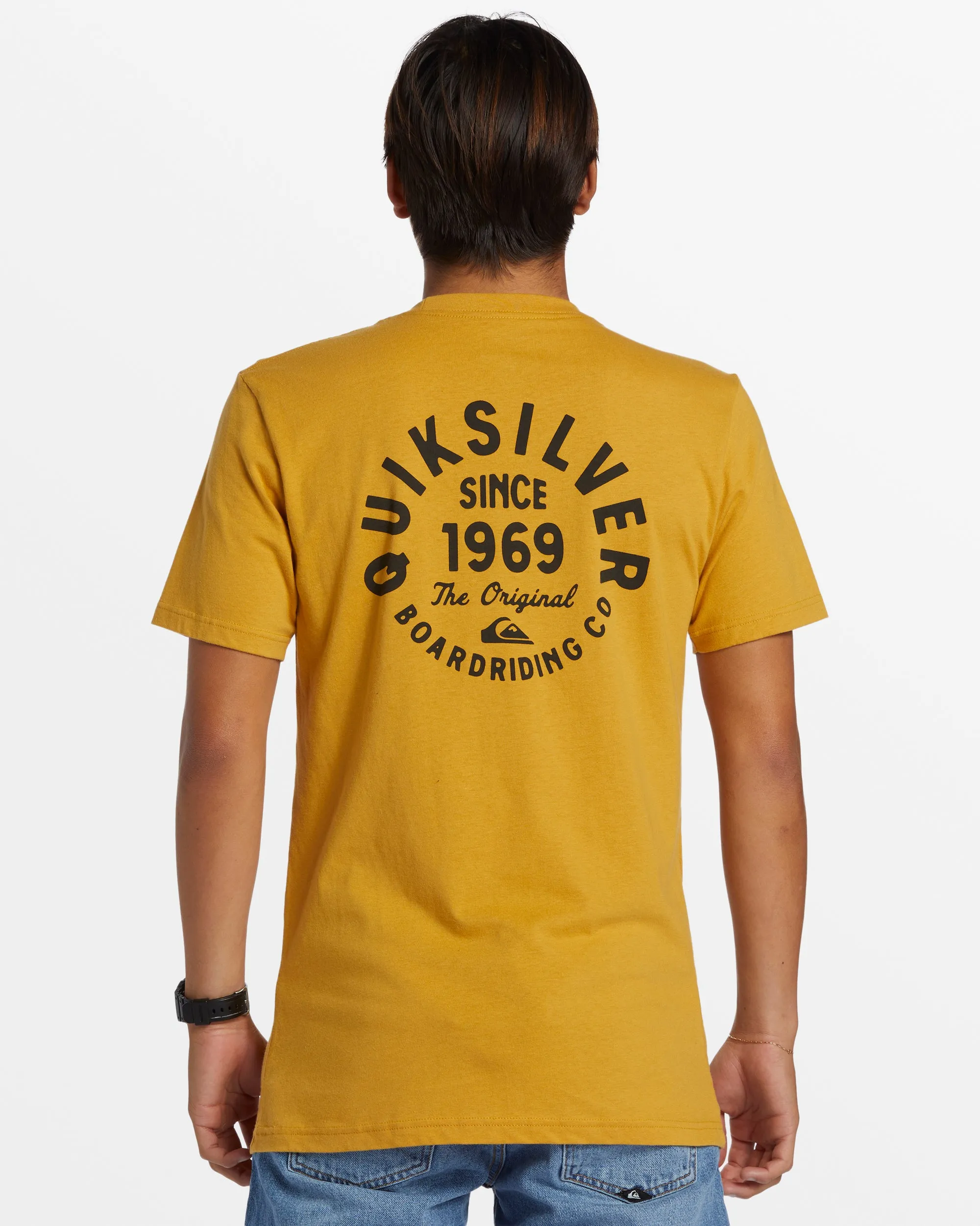 Circled Script T-Shirt - Mustard sold by Quiksilver product image thumbnail 2