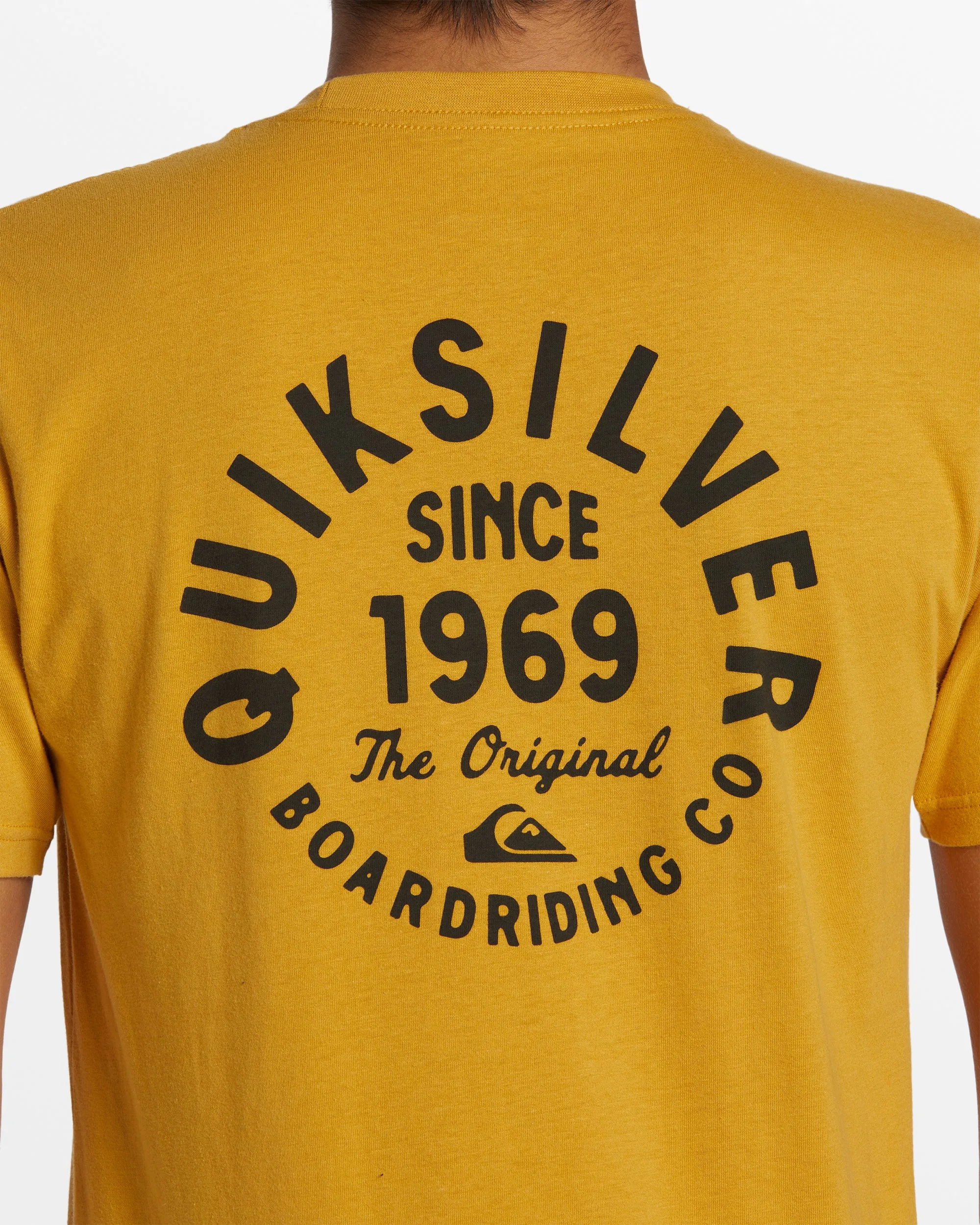 Circled Script T-Shirt - Mustard sold by Quiksilver product image thumbnail 5
