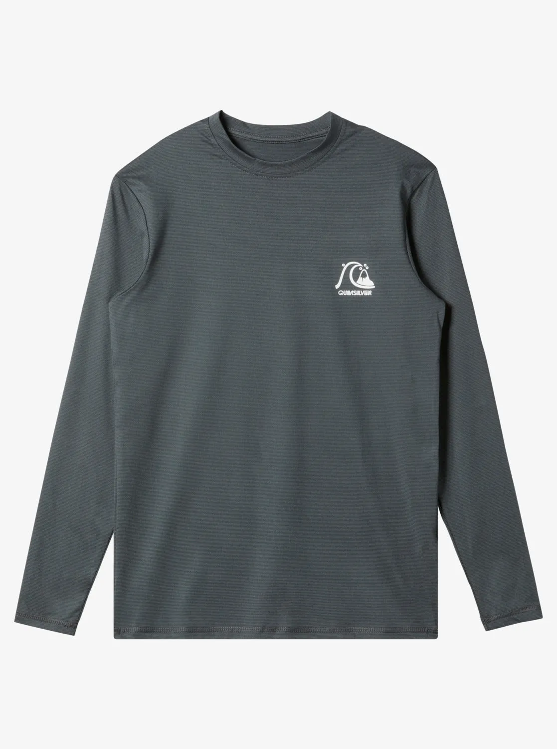 Boys 8-16 Heritage Heather Long Sleeve UPF 50 Surf T-Shirt - Iron Gate sold by Quiksilver