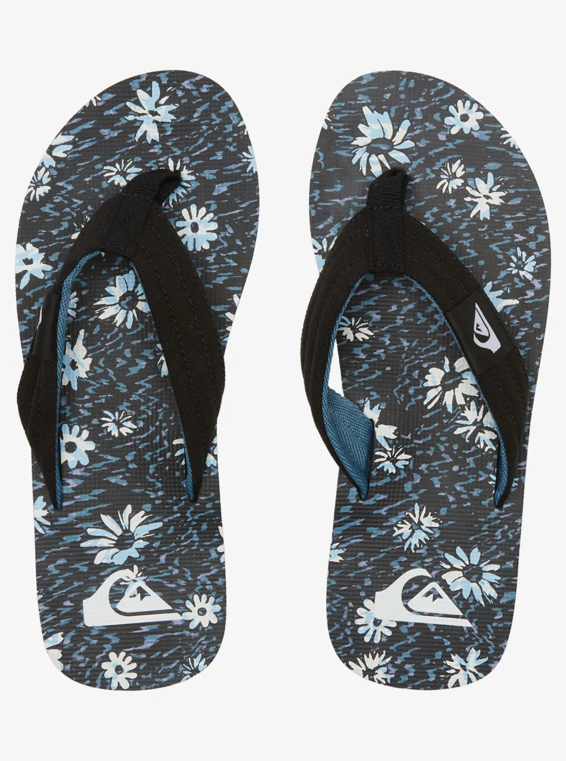 Molokai Layback Sandals - Black/Blue/Blue sold by Quiksilver product image thumbnail 4