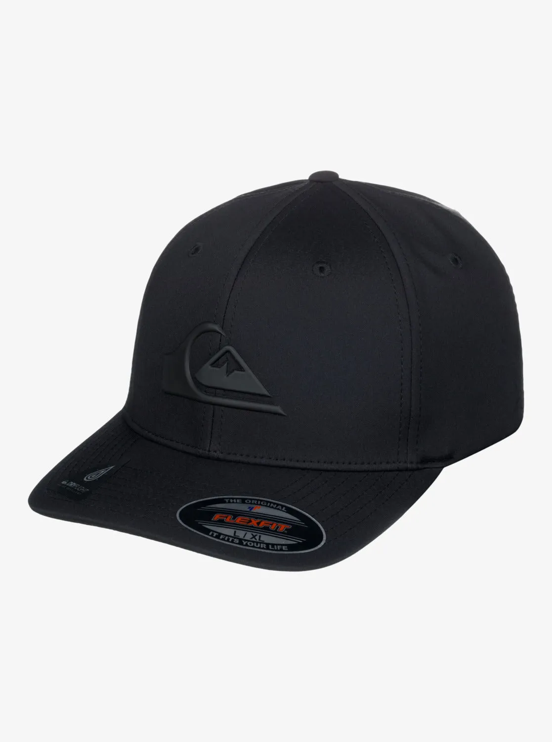 Amped Up Flexifit Hat - True Black sold by Quiksilver product image thumbnail 5