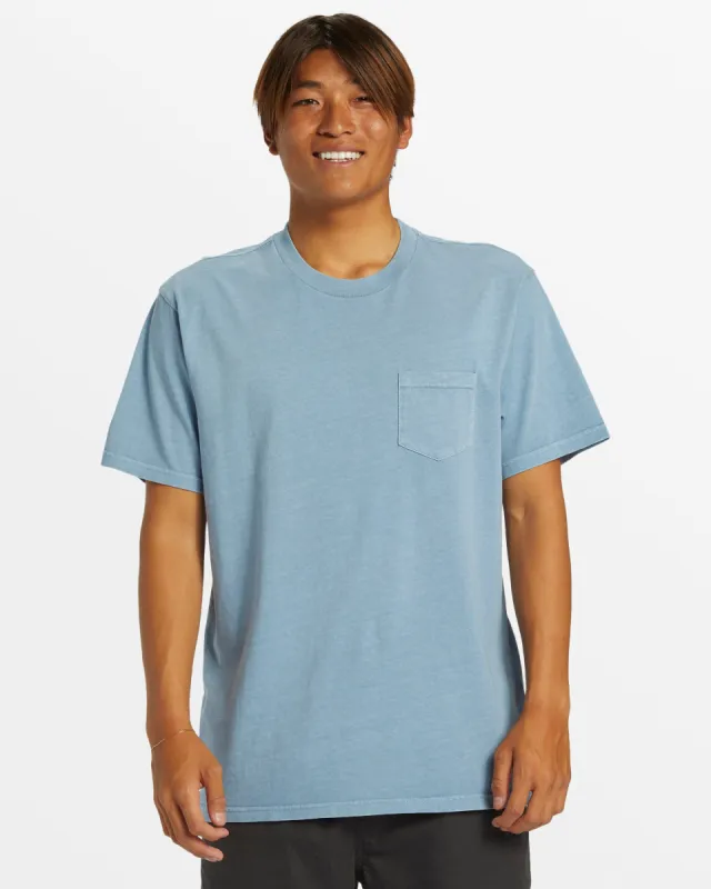 Salt Water Pocket Tee T-Shirt - Blue Shadow sold by Quiksilver
