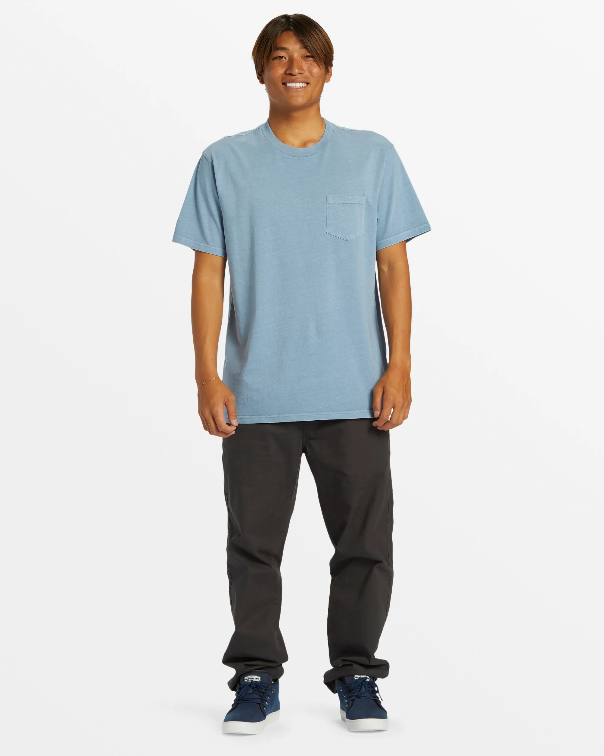 Salt Water Pocket Tee T-Shirt - Blue Shadow sold by Quiksilver product image thumbnail 3