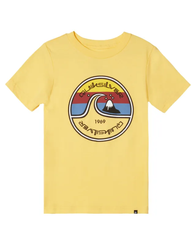 Boys 2-7 In The Groove Kt0 T-Shirt - Banana Cream made by Quiksilver