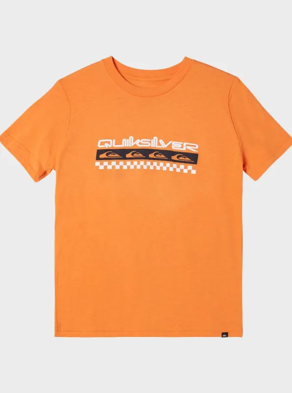 Boys 8-16 Omni Check Turn T-Shirt - Celosia Orange sold by Quiksilver