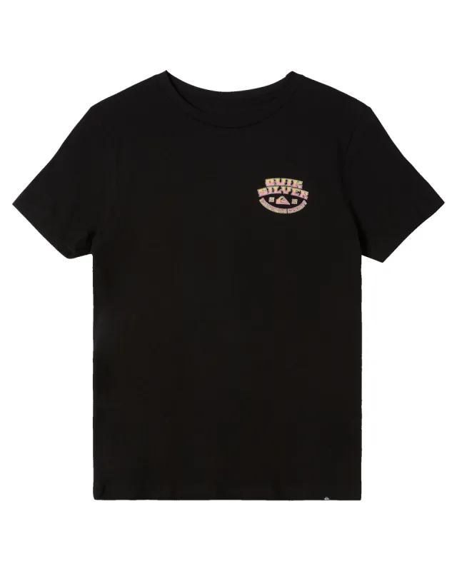 Boys 8-16 Backside Snap T-Shirt - Black sold by Quiksilver