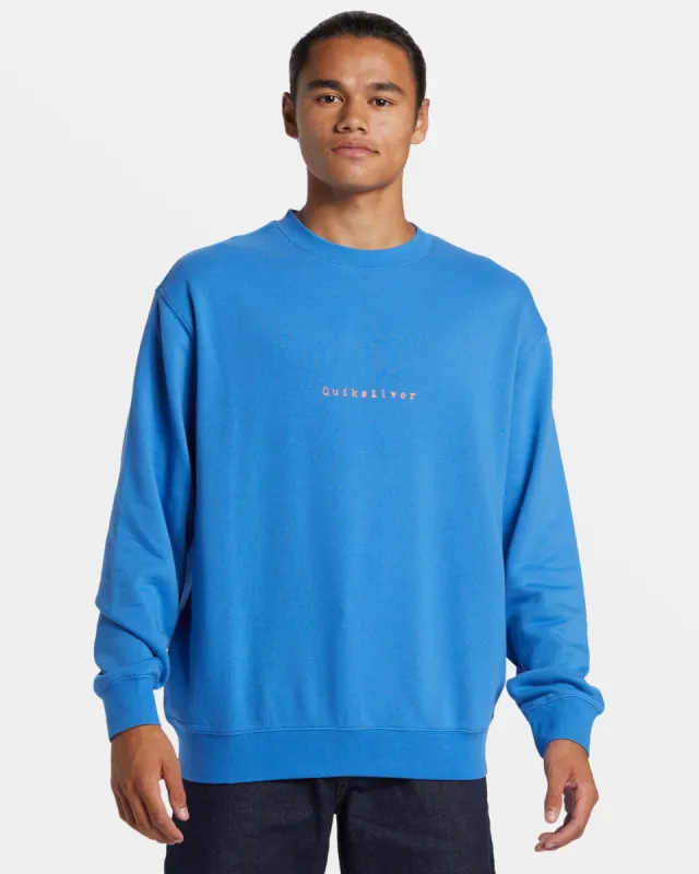 Graphic Crewneck Sweatshirt - Nebulas Blue sold by Quiksilver