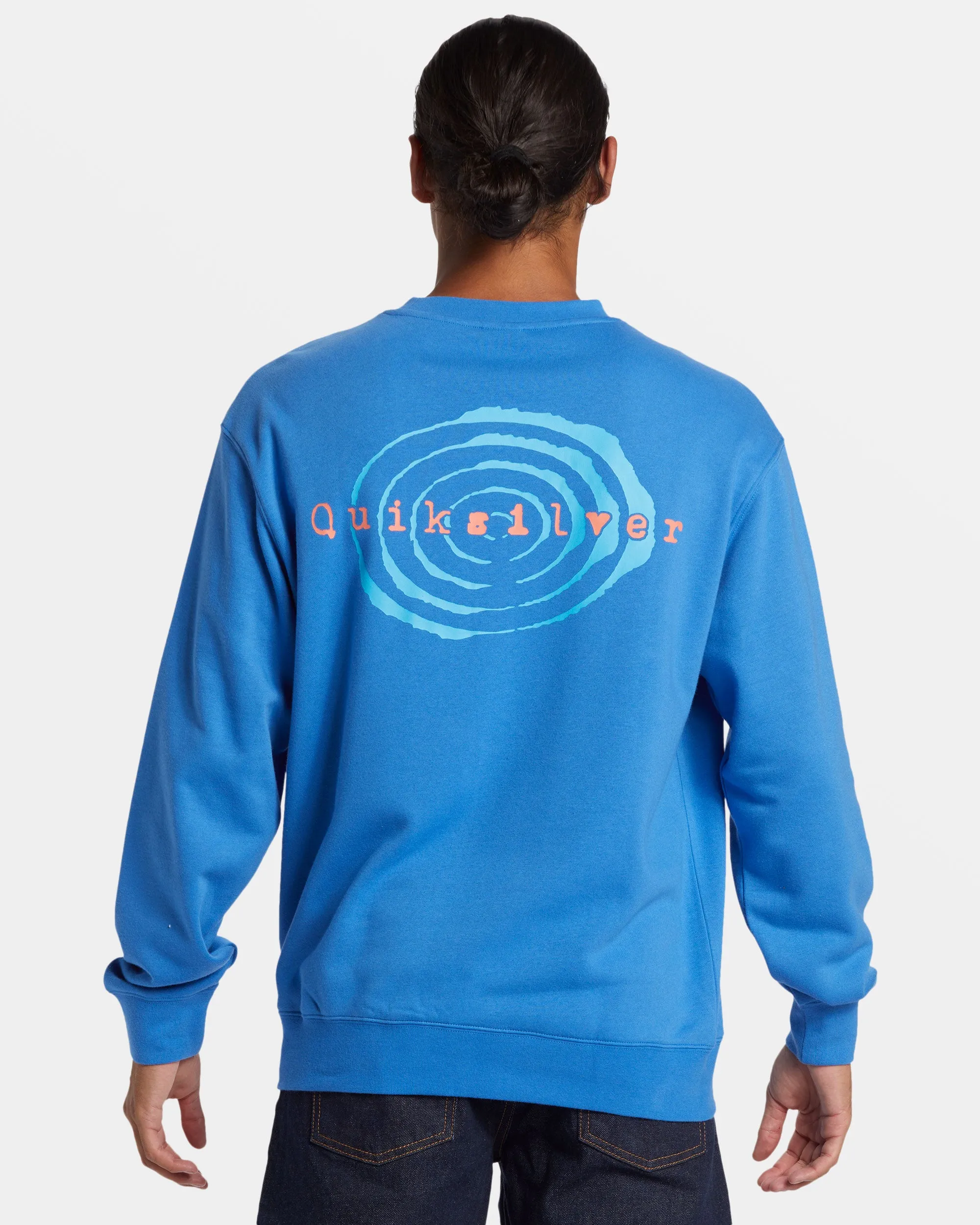 Graphic Crewneck Sweatshirt - Nebulas Blue sold by Quiksilver product image thumbnail 2